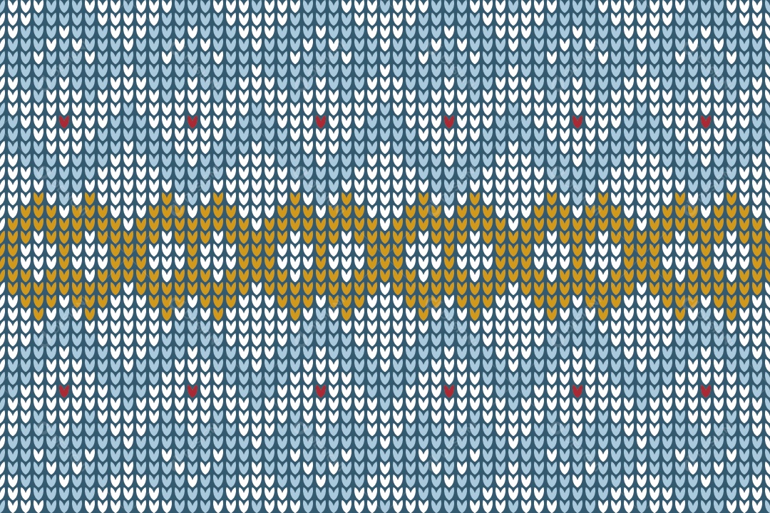 Ilustração de Padrões de Tricô Coloridos Vetor EPS