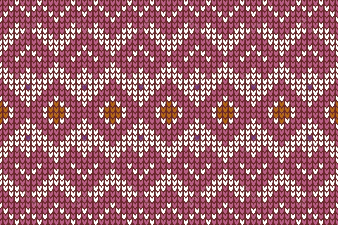 Ilustração de Padrões de Tricô Coloridos Vetor EPS