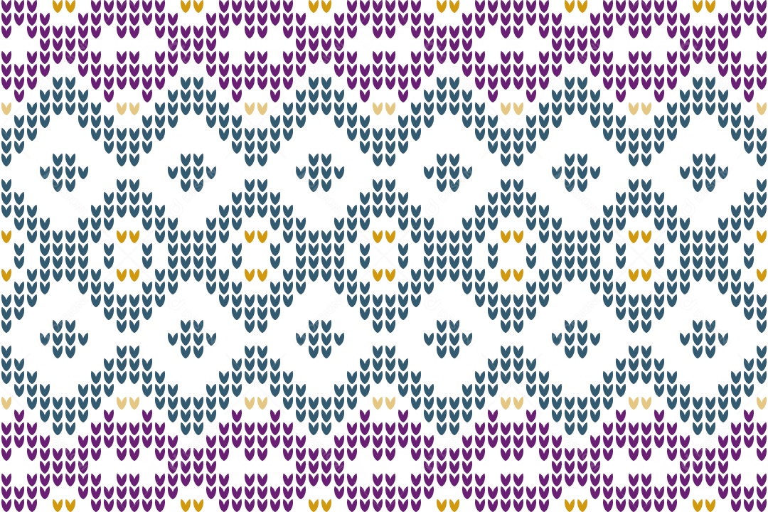 Padrões de Tricô Coloridos Ilustração Vetor EPS