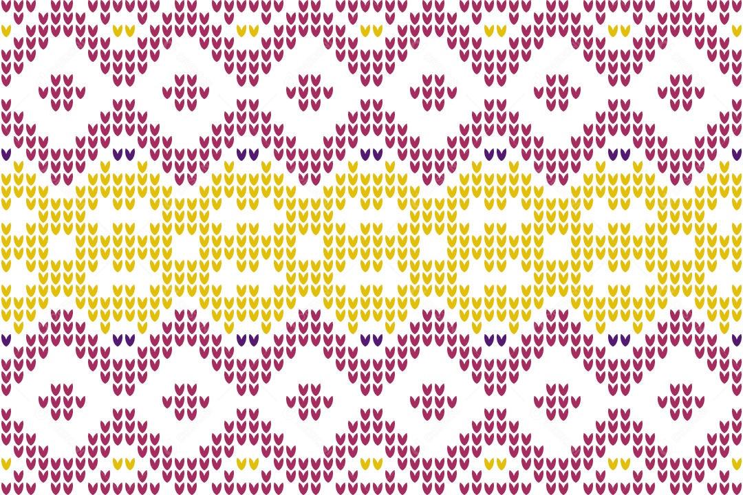 Padrões de Tricô Coloridos Ilustração Vetor EPS