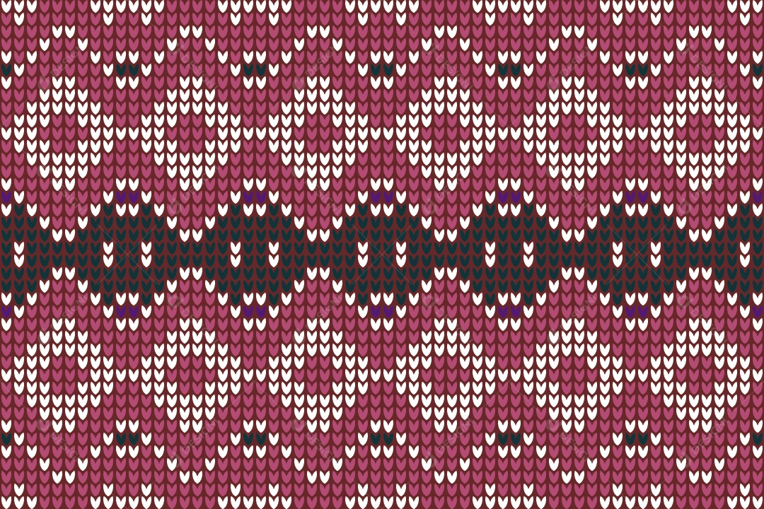 Padrões de Tricô Coloridos Ilustração Vetor EPS