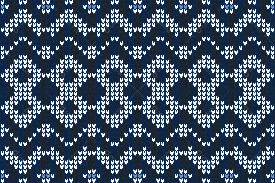 Padrões de Tricô Coloridos Ilustração Vetor EPS