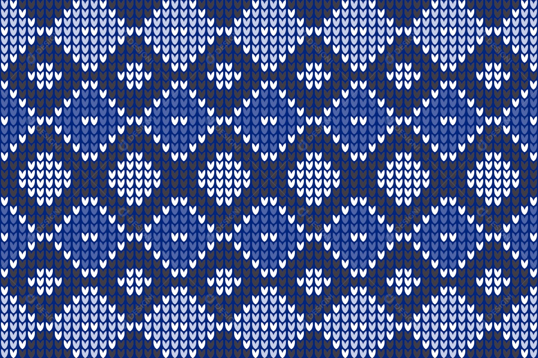 Padrões de Tricô Coloridos Ilustração Vetor EPS