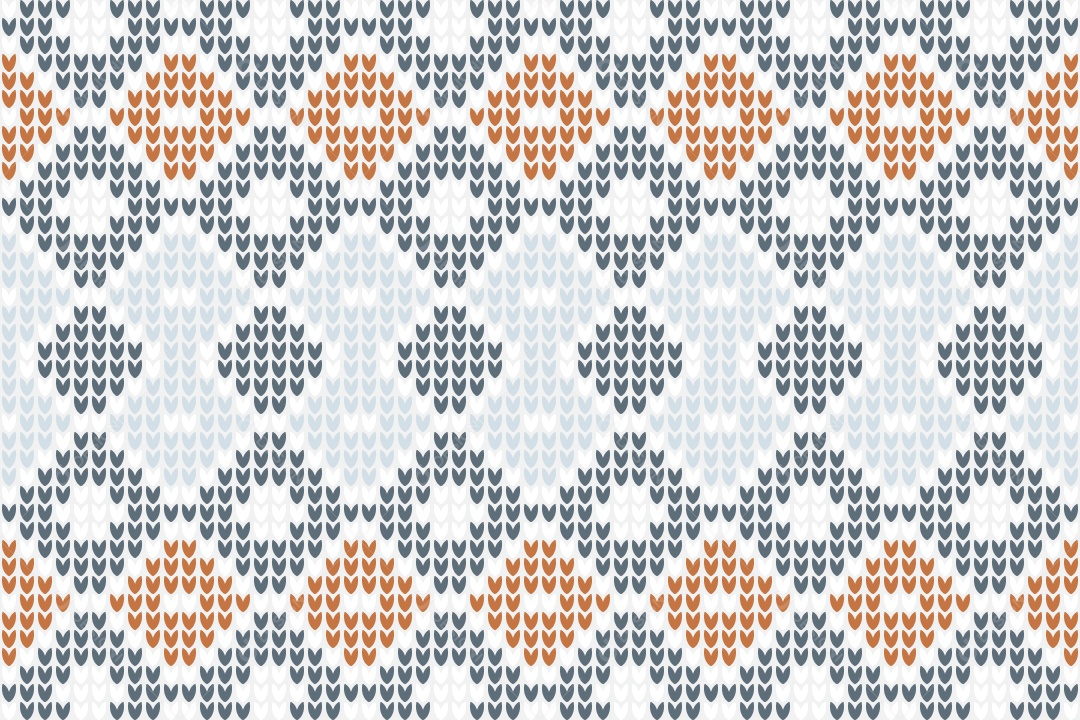 Padrões de Tricô Coloridos Ilustração Vetor EPS