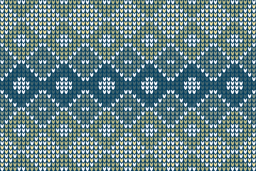 Padrões de Tricô Coloridos Ilustração Vetor EPS