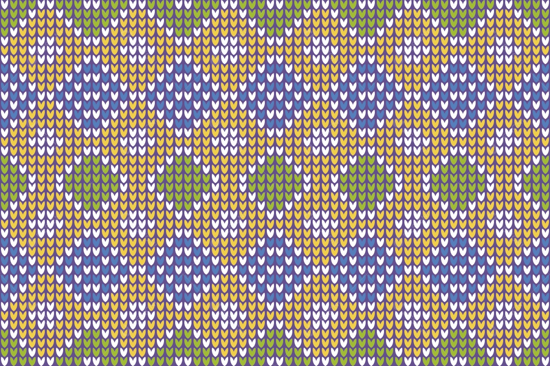 Padrões de Tricô Coloridos Ilustração Vetor EPS