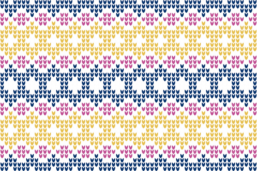 Padrões de Tricô Coloridos Ilustração Vetor EPS