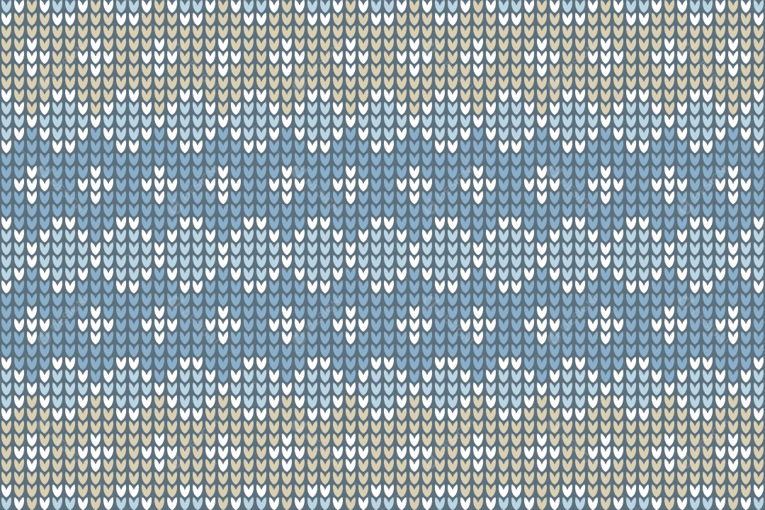 Padrões de Tricô Coloridos Ilustração Vetor EPS