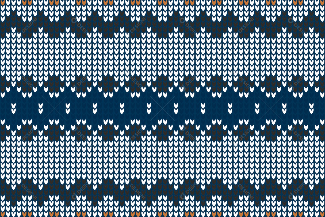 Padrões de Tricô Coloridos Ilustração Vetor EPS