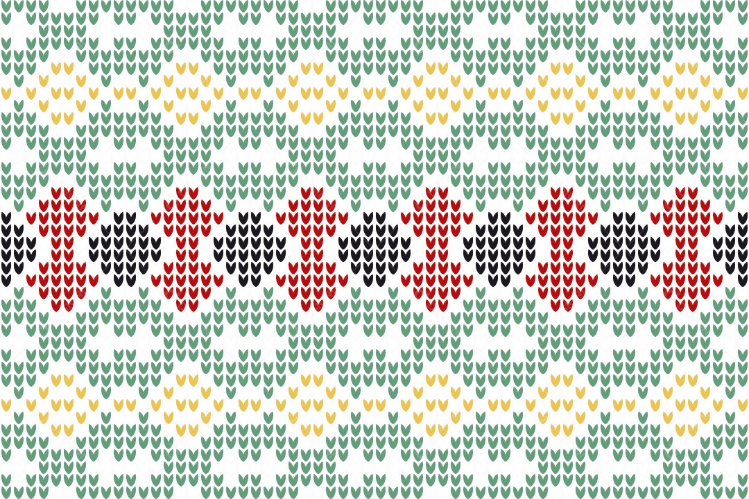 Padrões de Tricô Coloridos Ilustração Vetor EPS