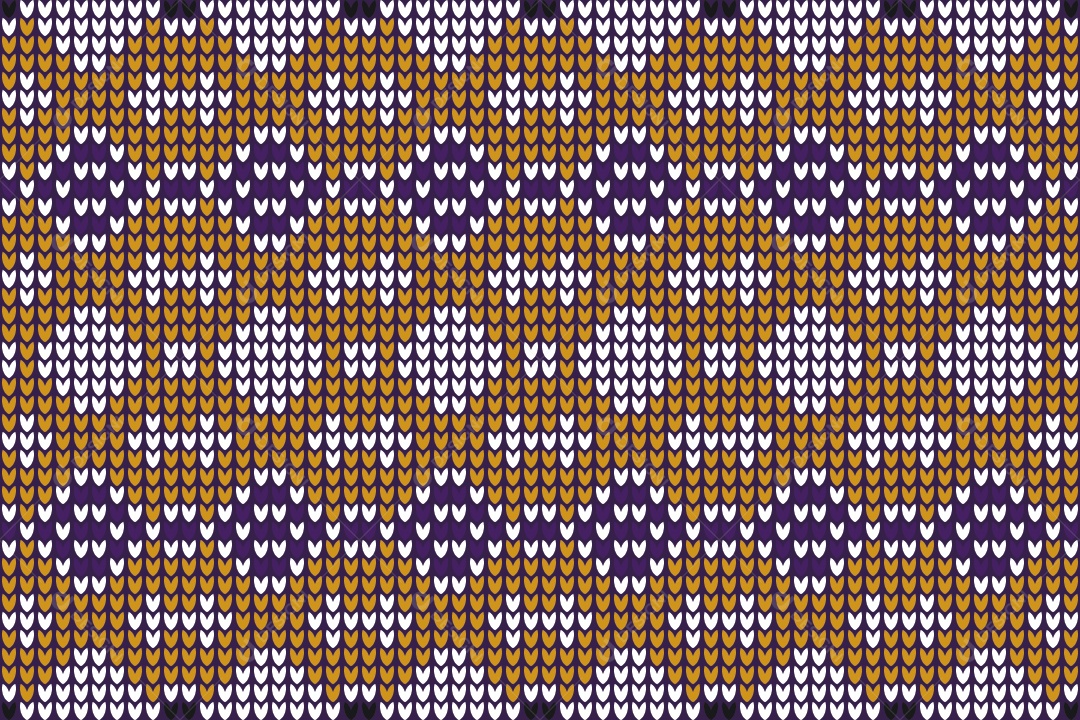 Padrões de Tricô Coloridos Ilustração Vetor EPS