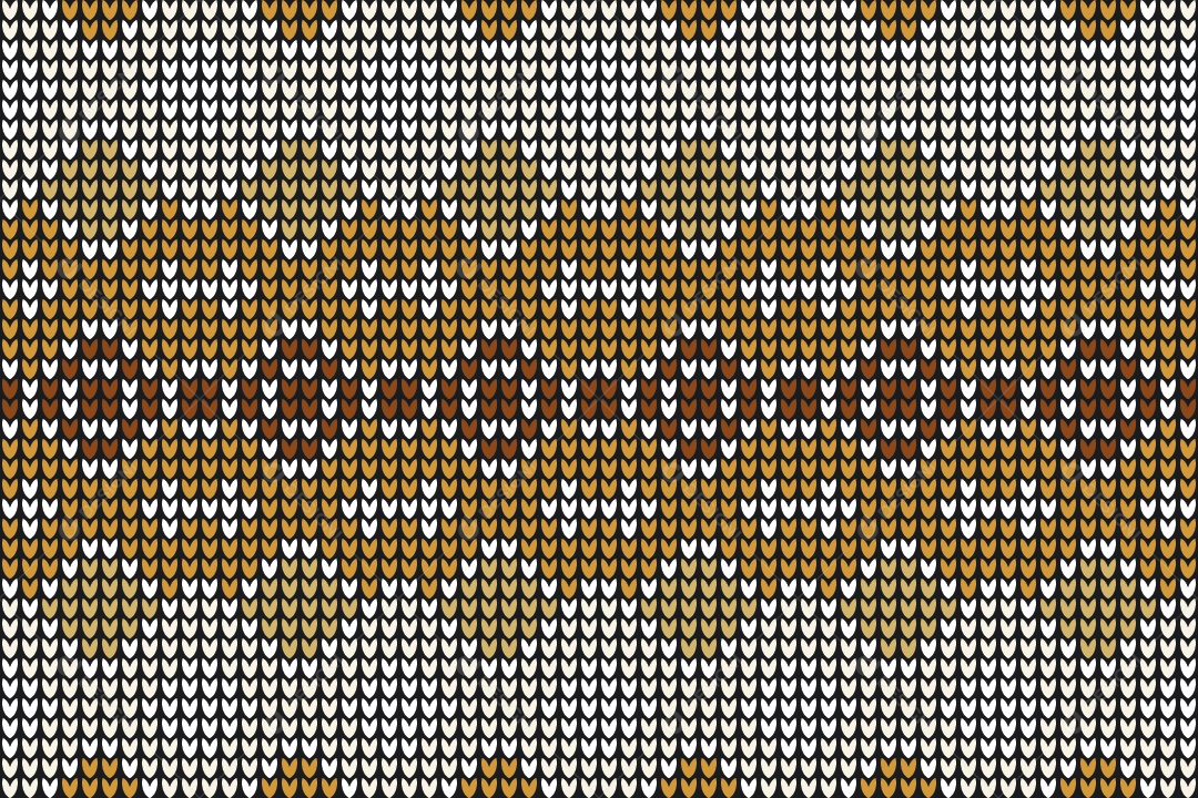 Padrões de Tricô Coloridos Ilustração Vetor EPS