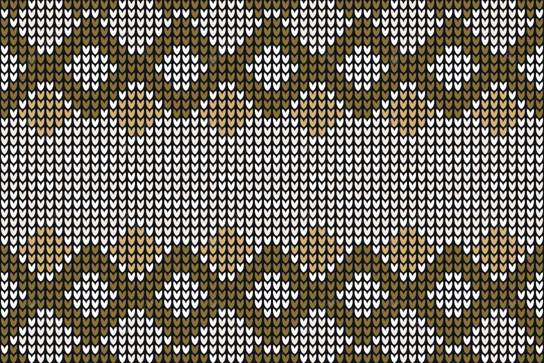 Padrões de Tricô Coloridos Ilustração Vetor EPS