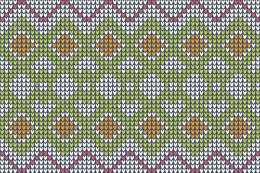 Padrões de Tricô Coloridos Ilustração Vetor EPS