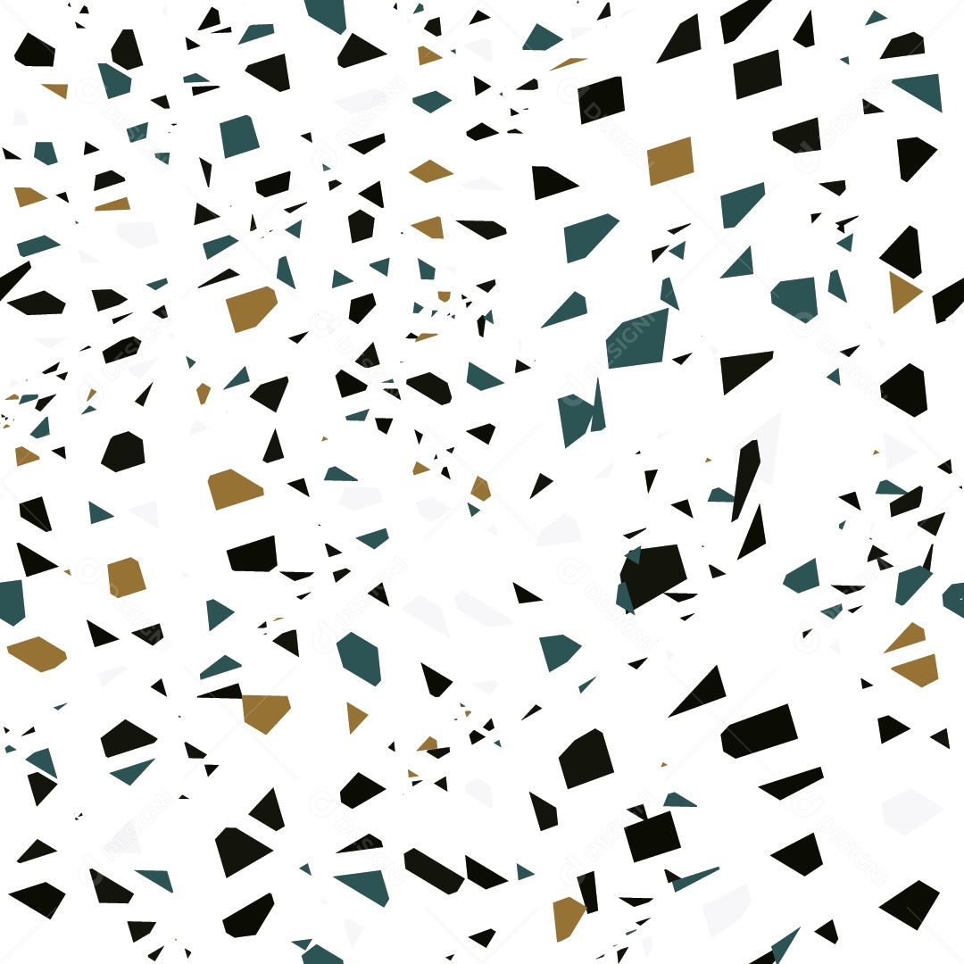 Padrão de Telha de Terrazzo Revestimento de Textura Colorida Ilustração Vetor EPS