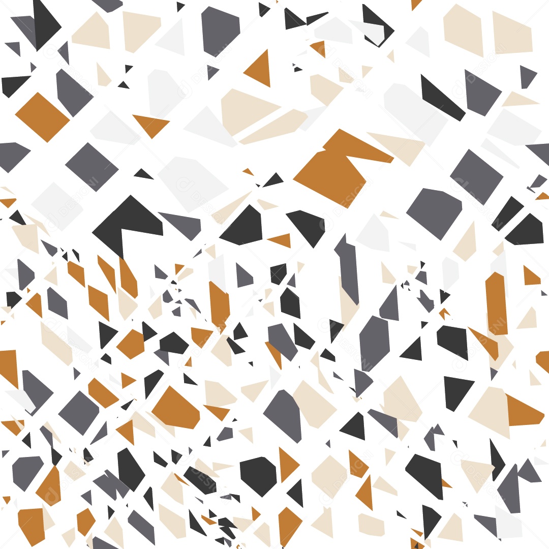 Padrão de Telha de Terrazzo Revestimento de Textura Colorida Ilustração Vetor EPS