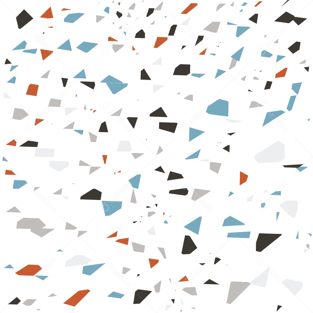 Padrão de Telha de Terrazzo Revestimento de Textura Colorida Ilustração Vetor EPS