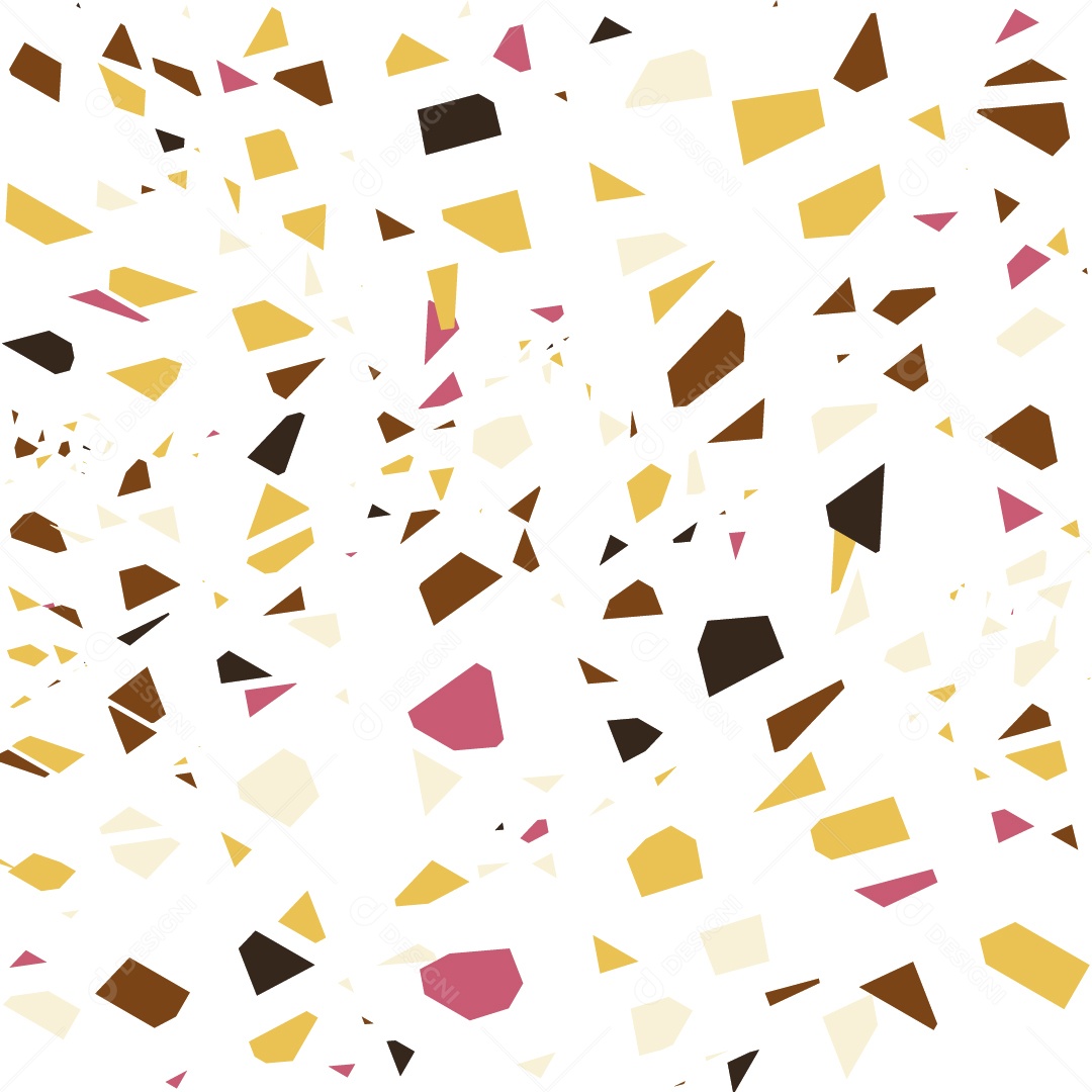 Padrão de Telha de Terrazzo Revestimento de Textura Colorida Ilustração Vetor EPS