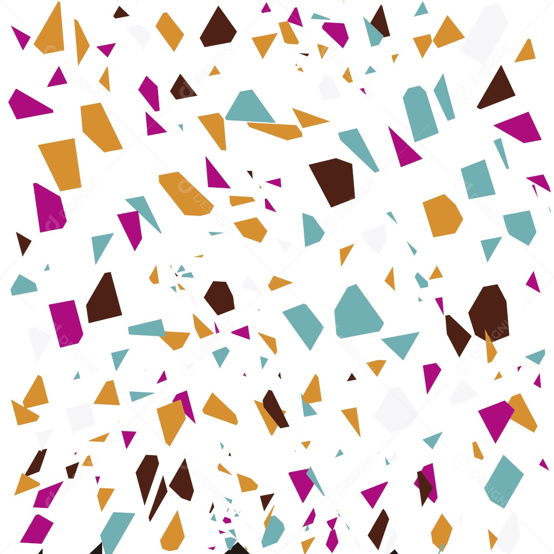 Padrão de Telha de Terrazzo Revestimento de Textura Colorida Ilustração Vetor EPS