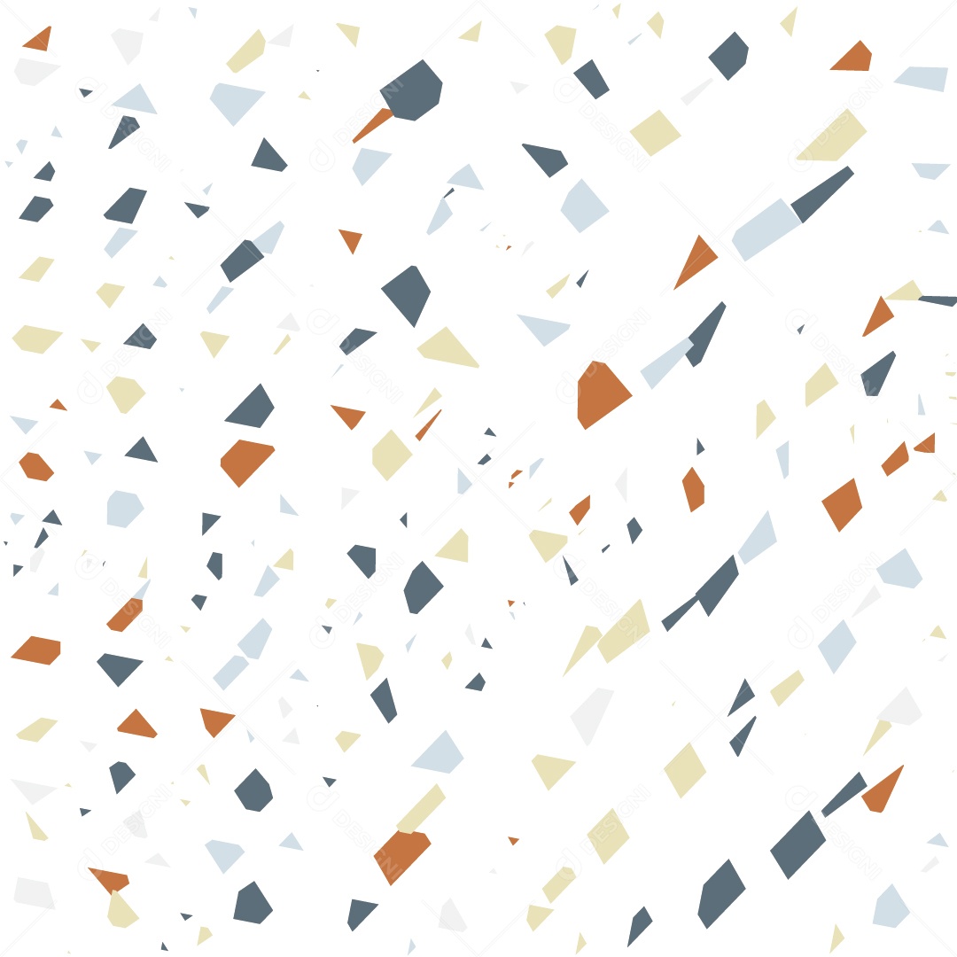 Padrão de Telha de Terrazzo Revestimento de Textura Ilustração Vetor EPS