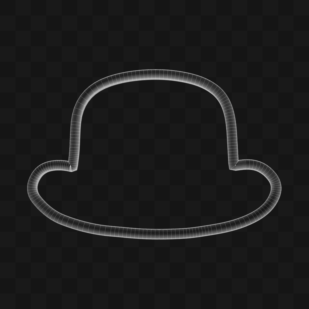 Chapéu Neon - Modelo 3D