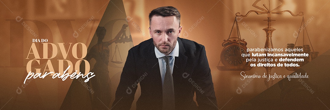 Dia Do Advogado Social Media PSD Editável