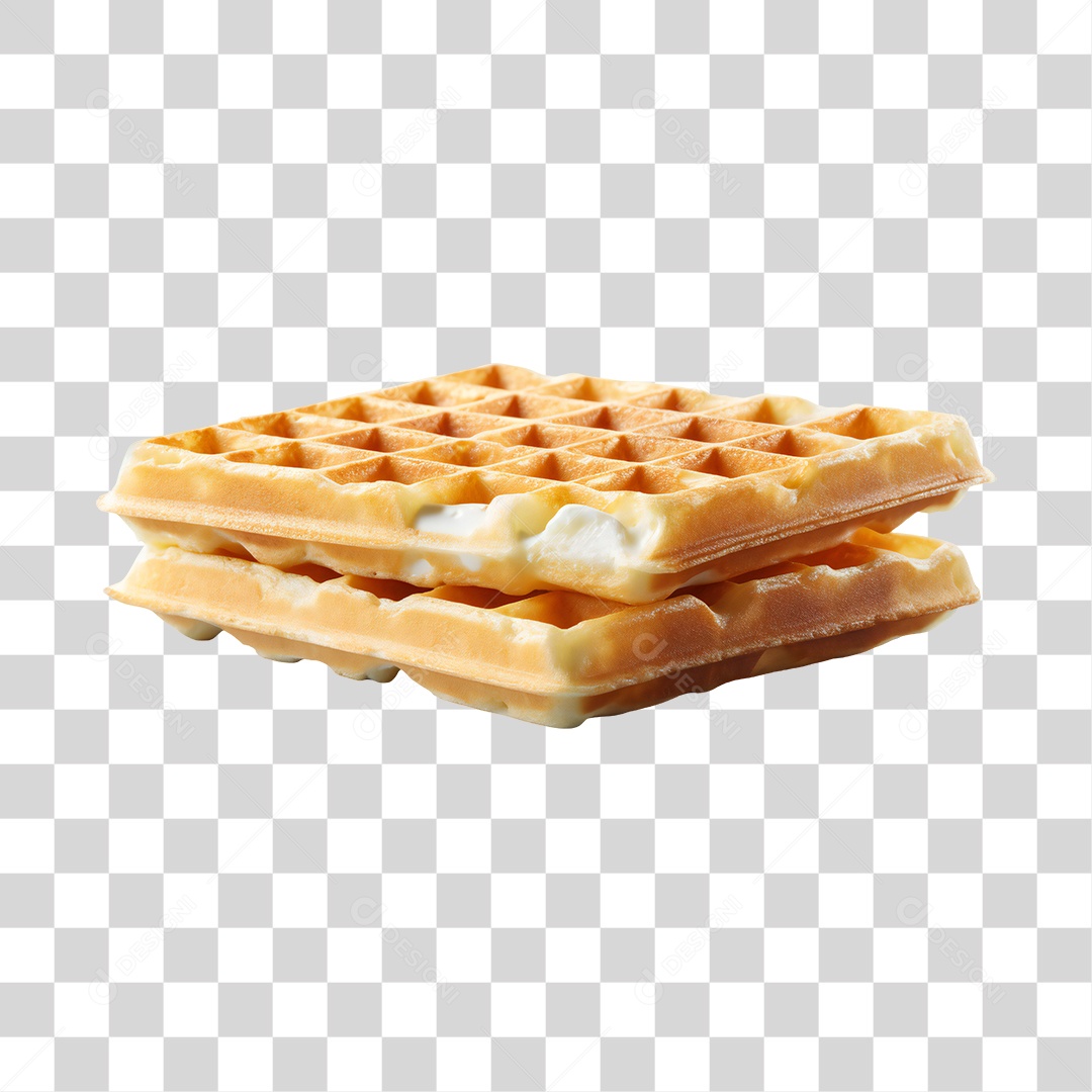 Transparent PNG Waffles With Syrup