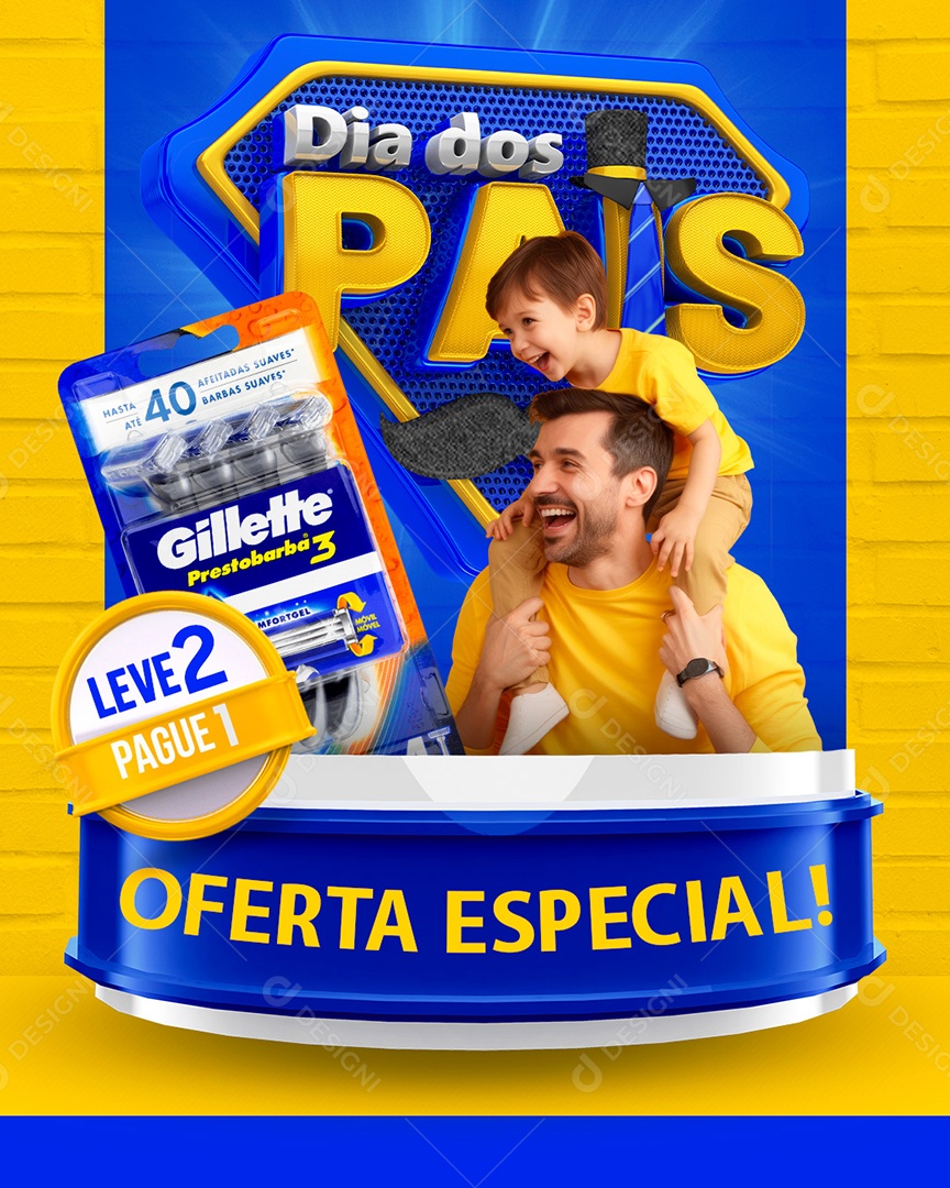 Social Media Oferta Especial Dia Dos Pais PSD Editável