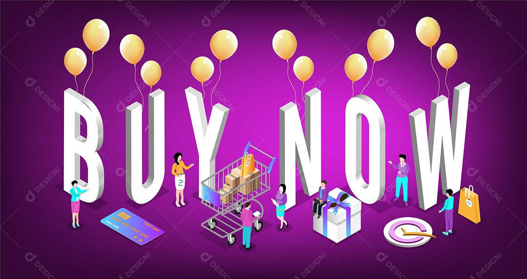 Compras Online Ilustração Vetor EPS