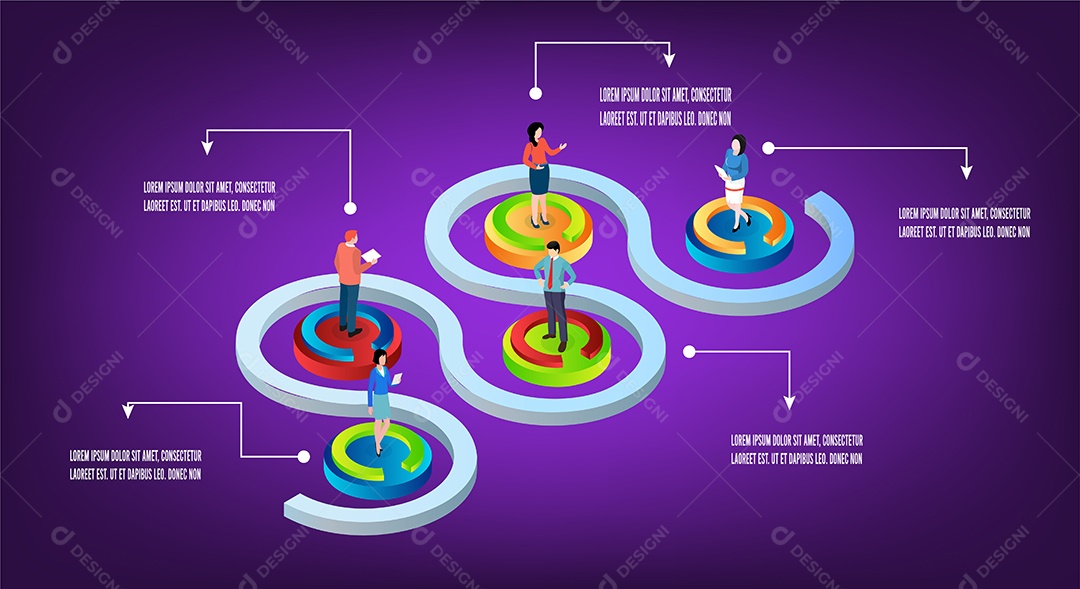 Consulta de Equipe de Negócios Vetor EPS