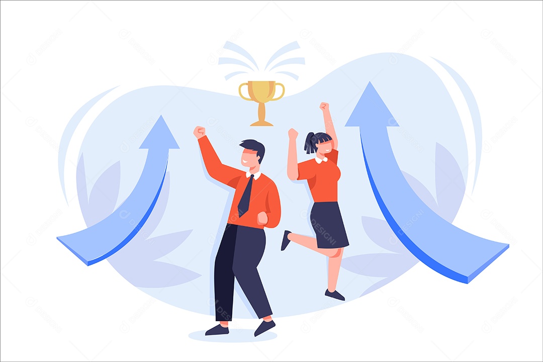 Trabalho em Equipe Vetor EPS