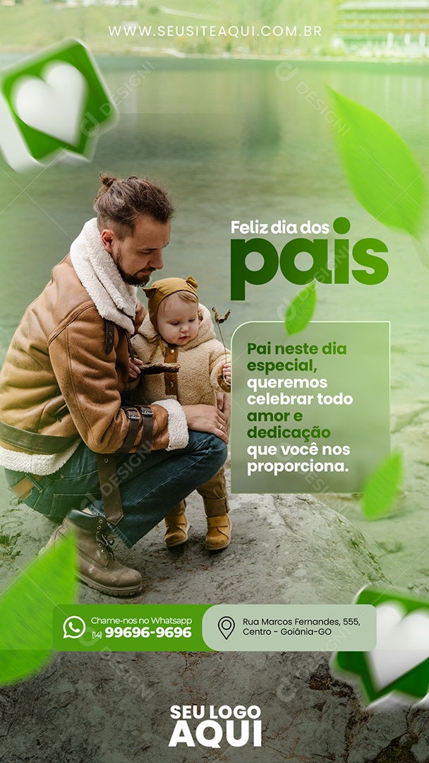 Story Dia Dos Pais Social Media PSD Editável