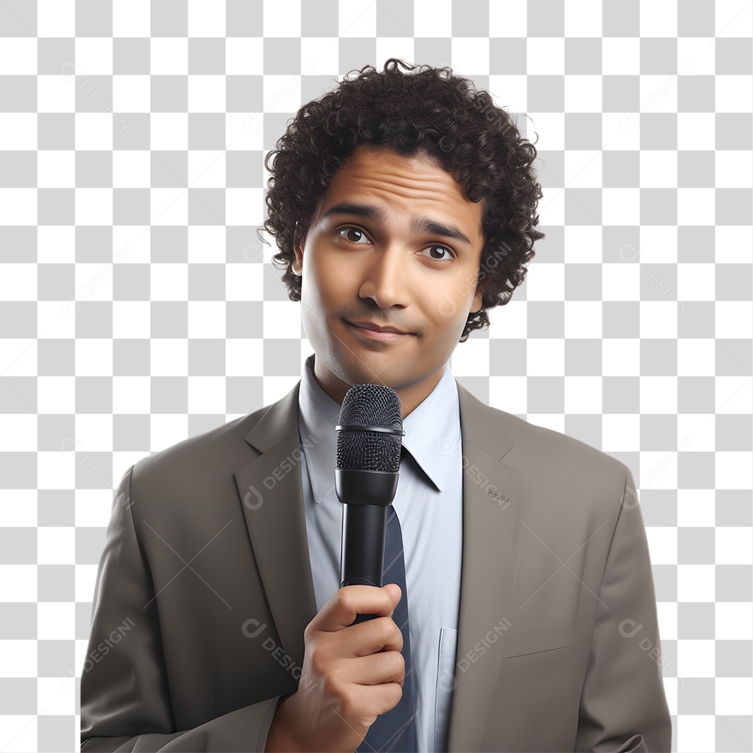 Homem Cantor PNG Transparente