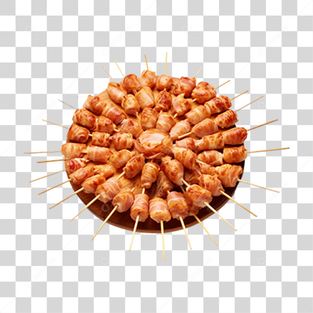 Espetinhos Porções PNG Transparente