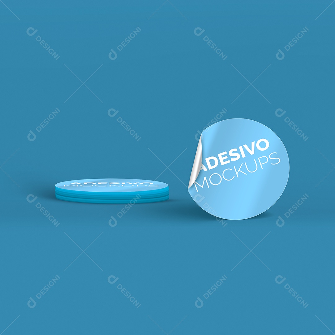 Mockup Adesivo PSD