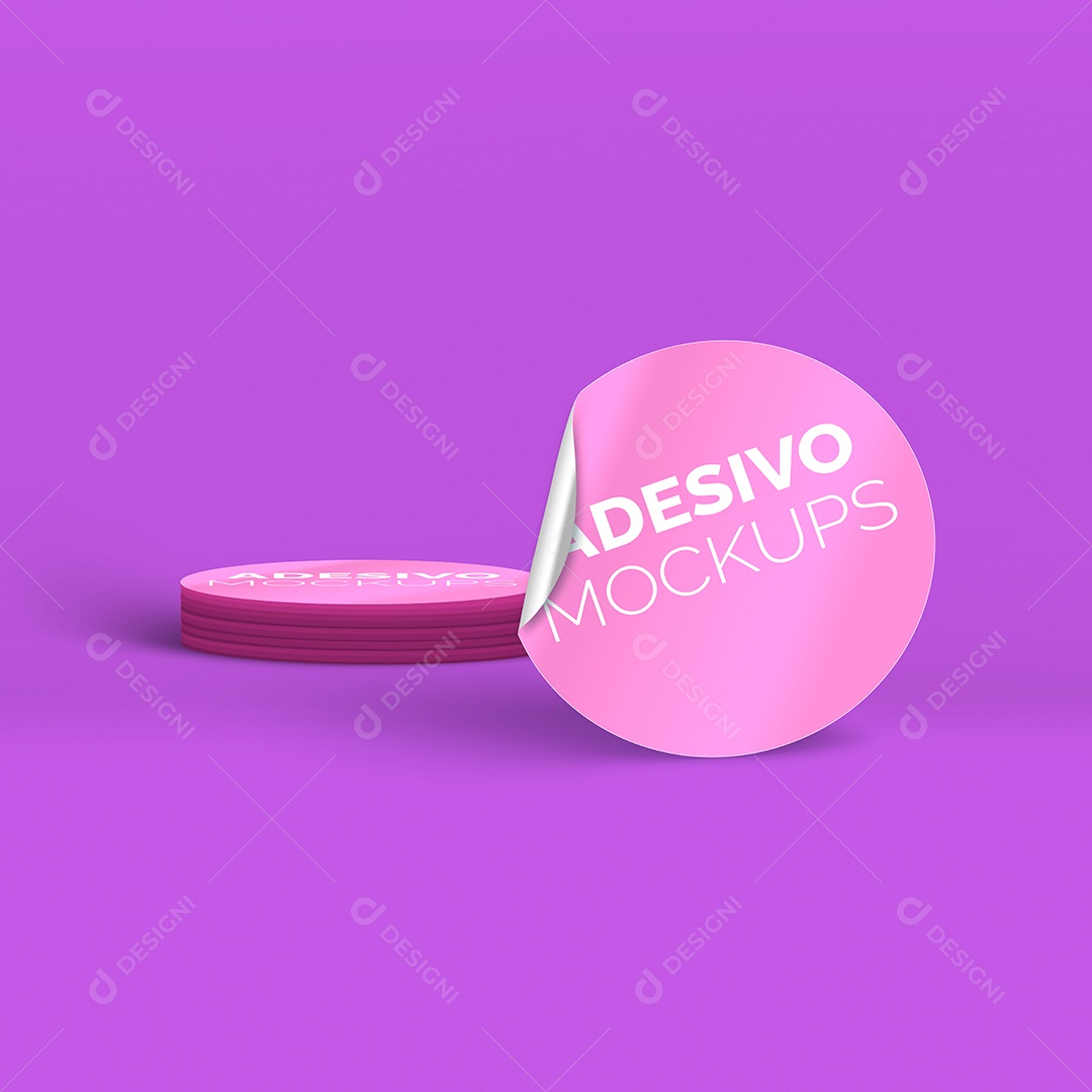 Mockup Adesivo PSD