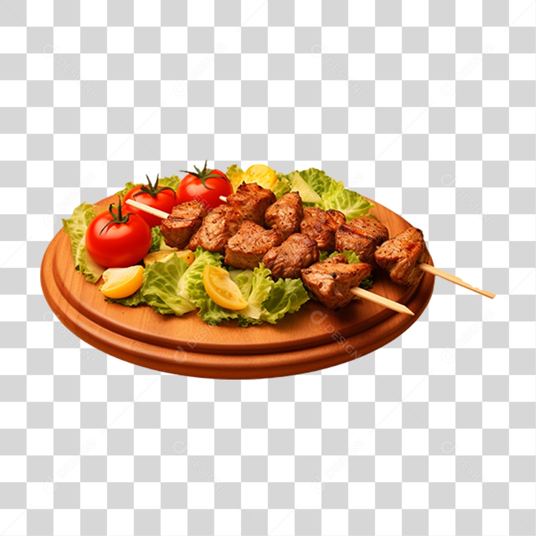 Espetinho Porções PNG Transparente