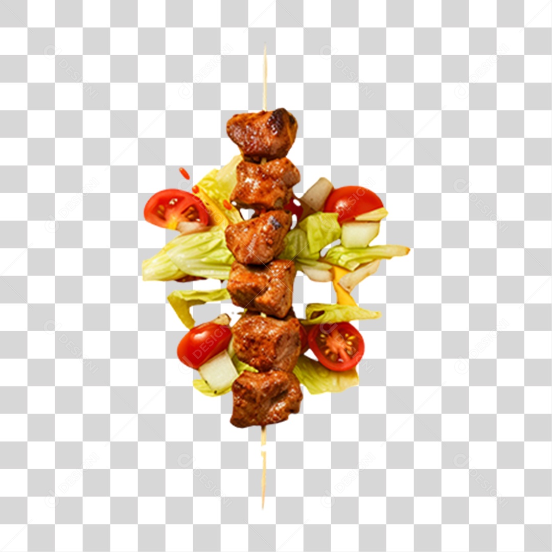 Espetinho Porções PNG Transparente