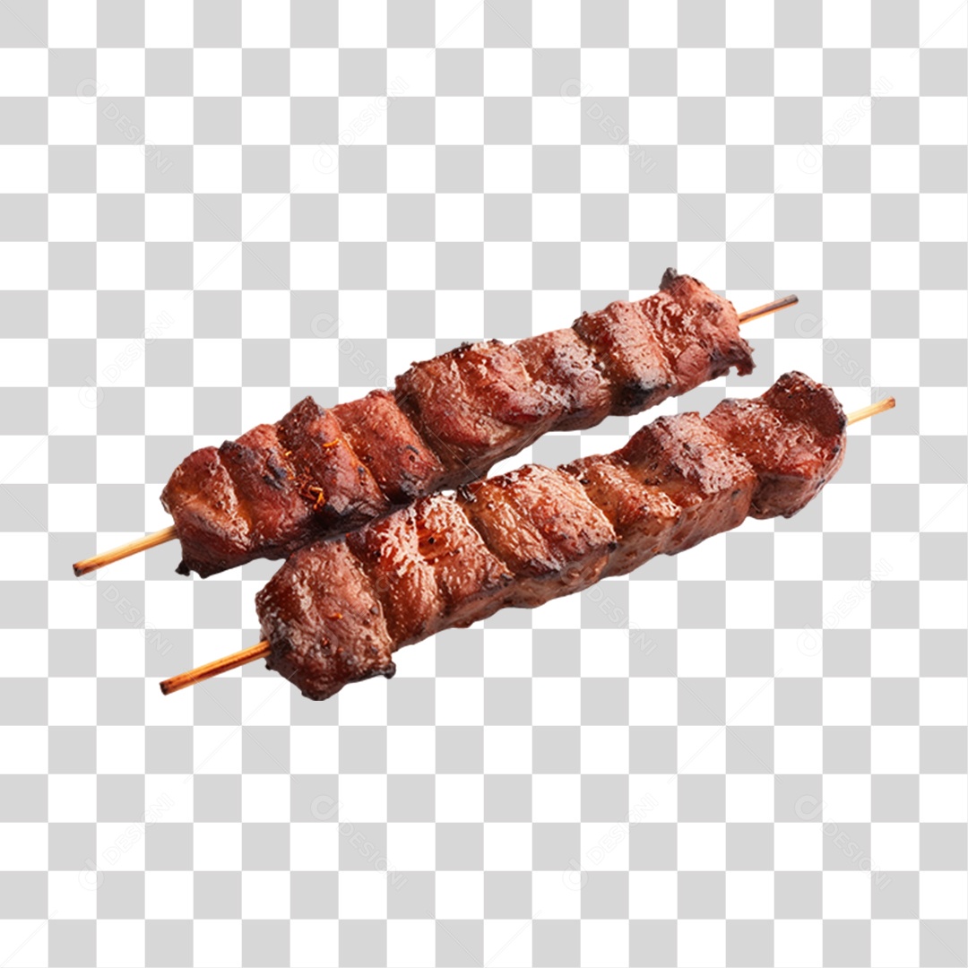 Espetinho Porções PNG Transparente