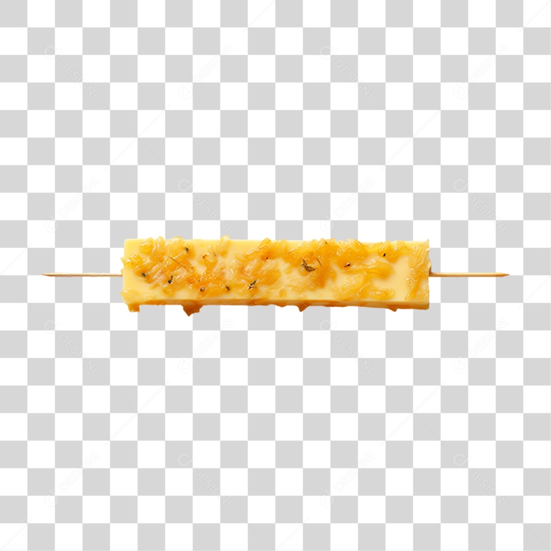 Espetinho de Queijo PNG Transparente