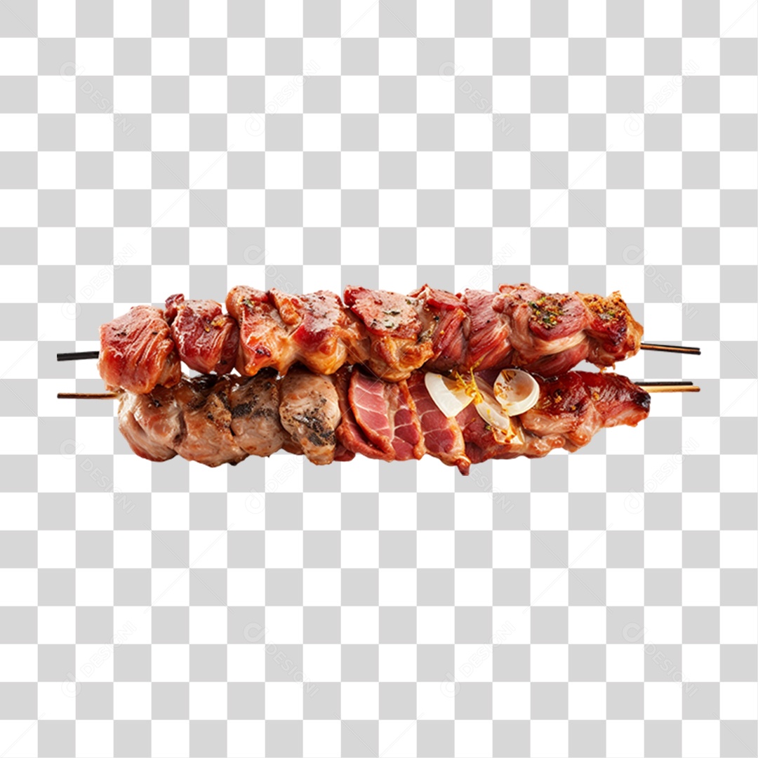Espetinho Porções PNG Transparente