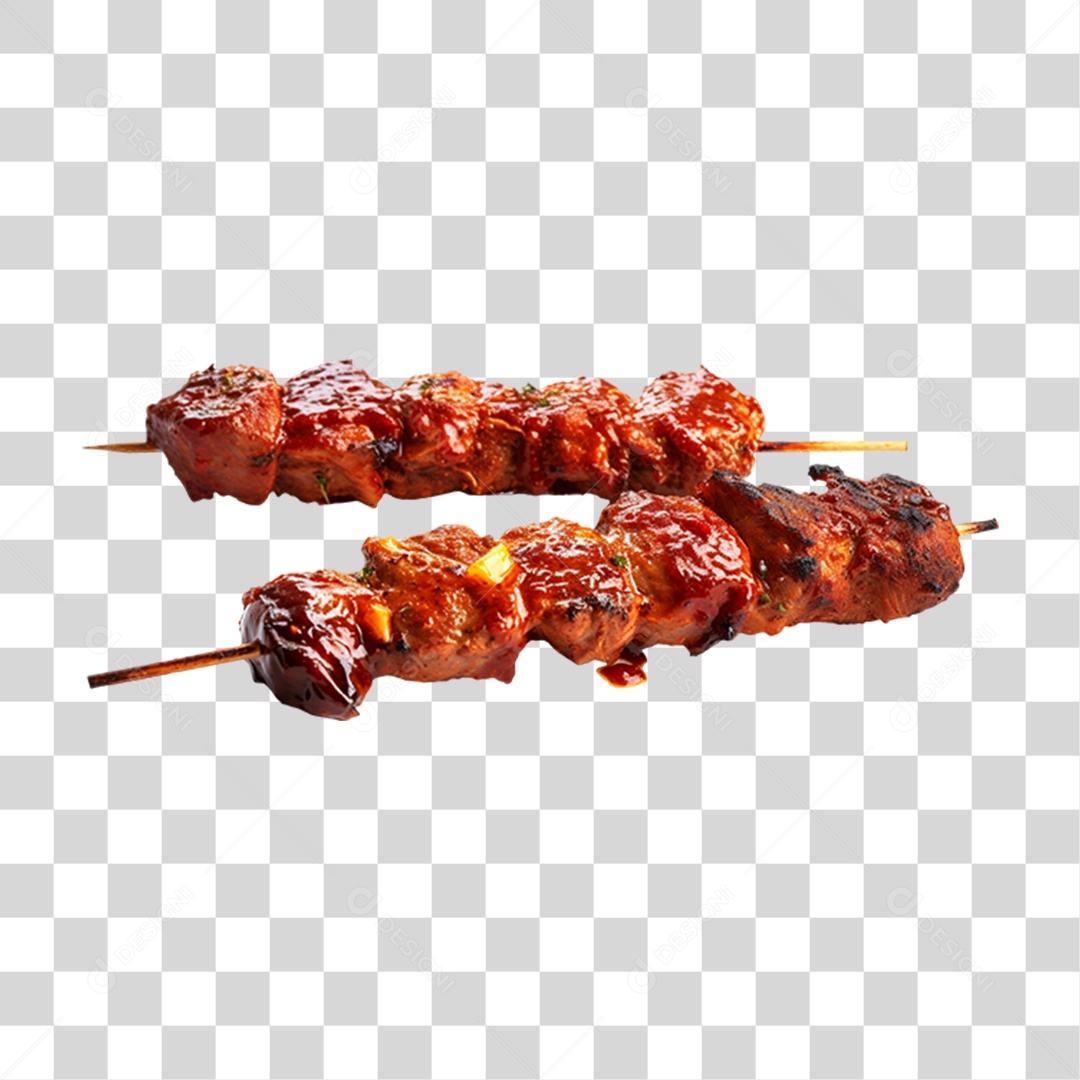 Espetinho Porções PNG Transparente