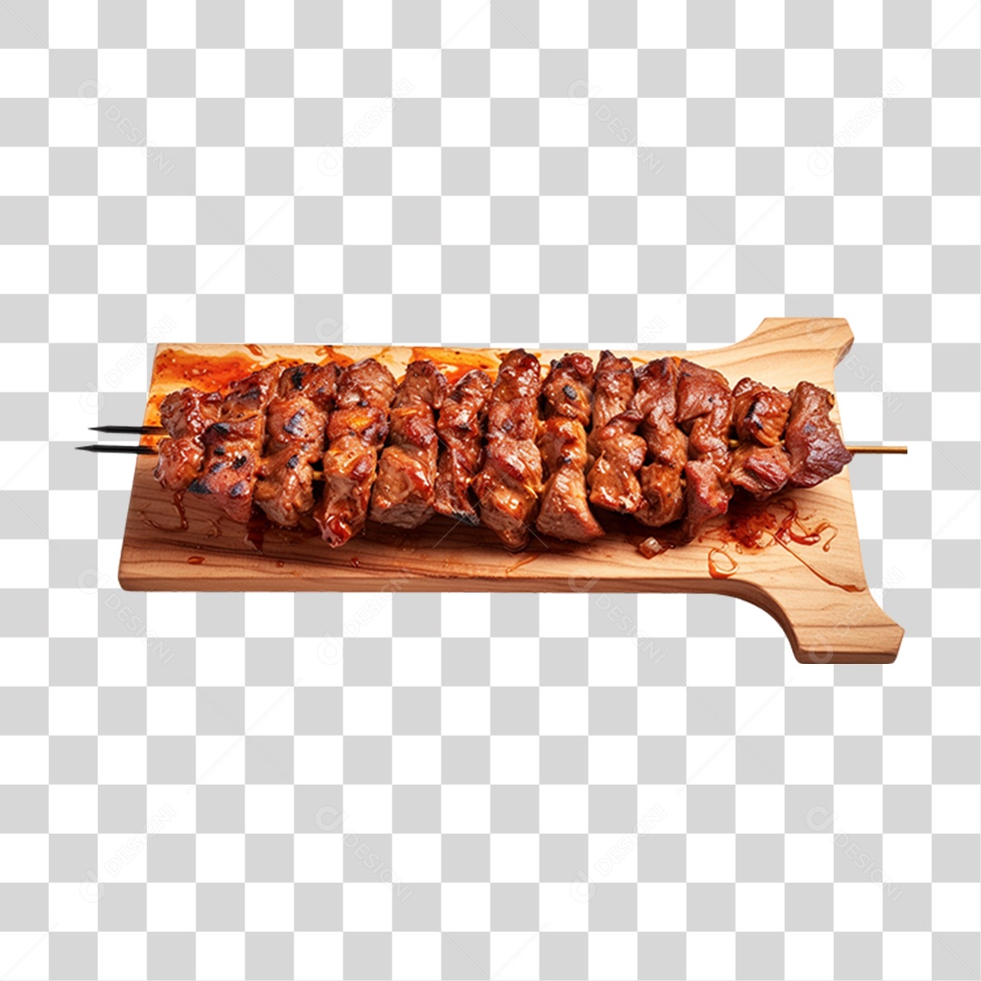 Espetinho Porções PNG Transparente