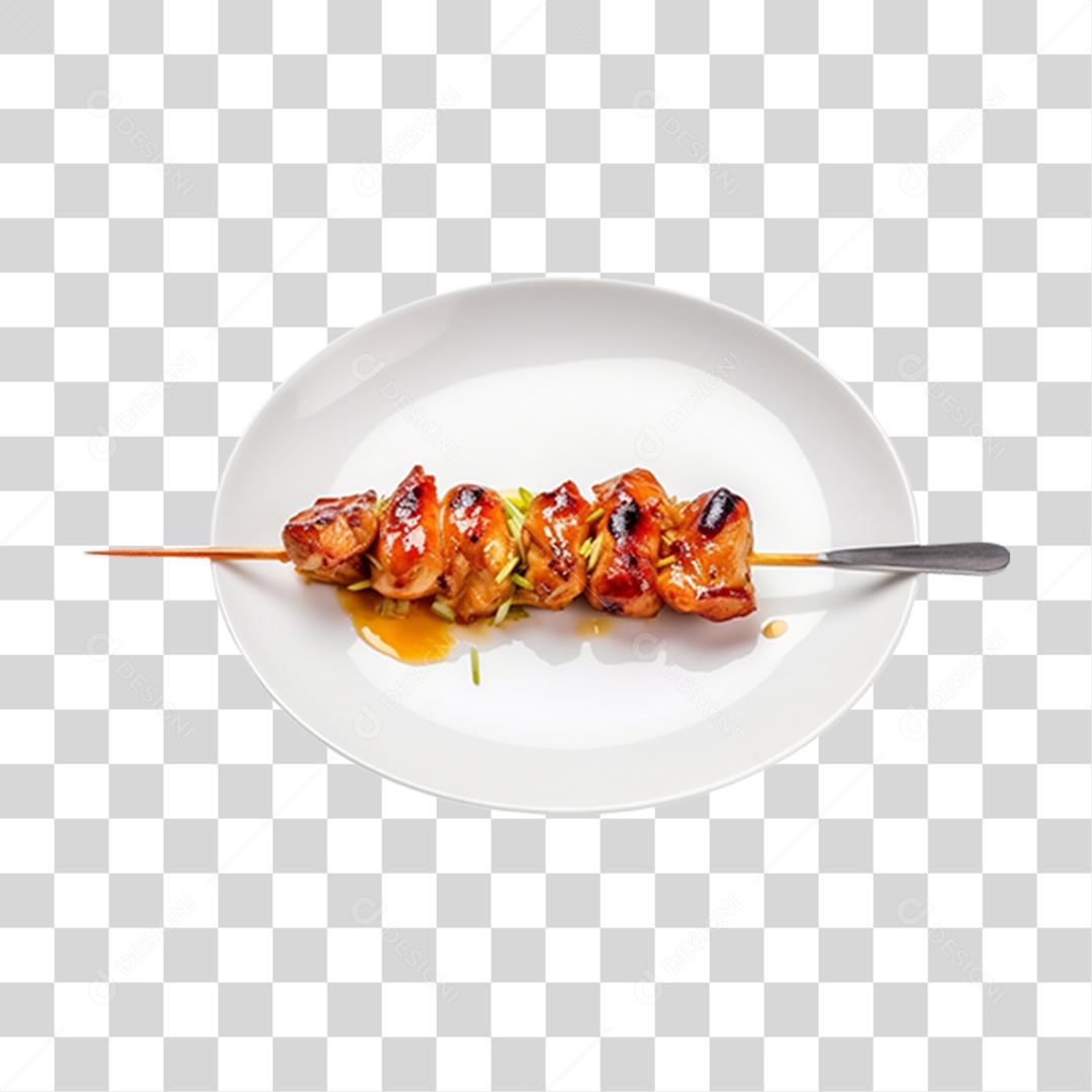 Espetinho Porções PNG Transparente