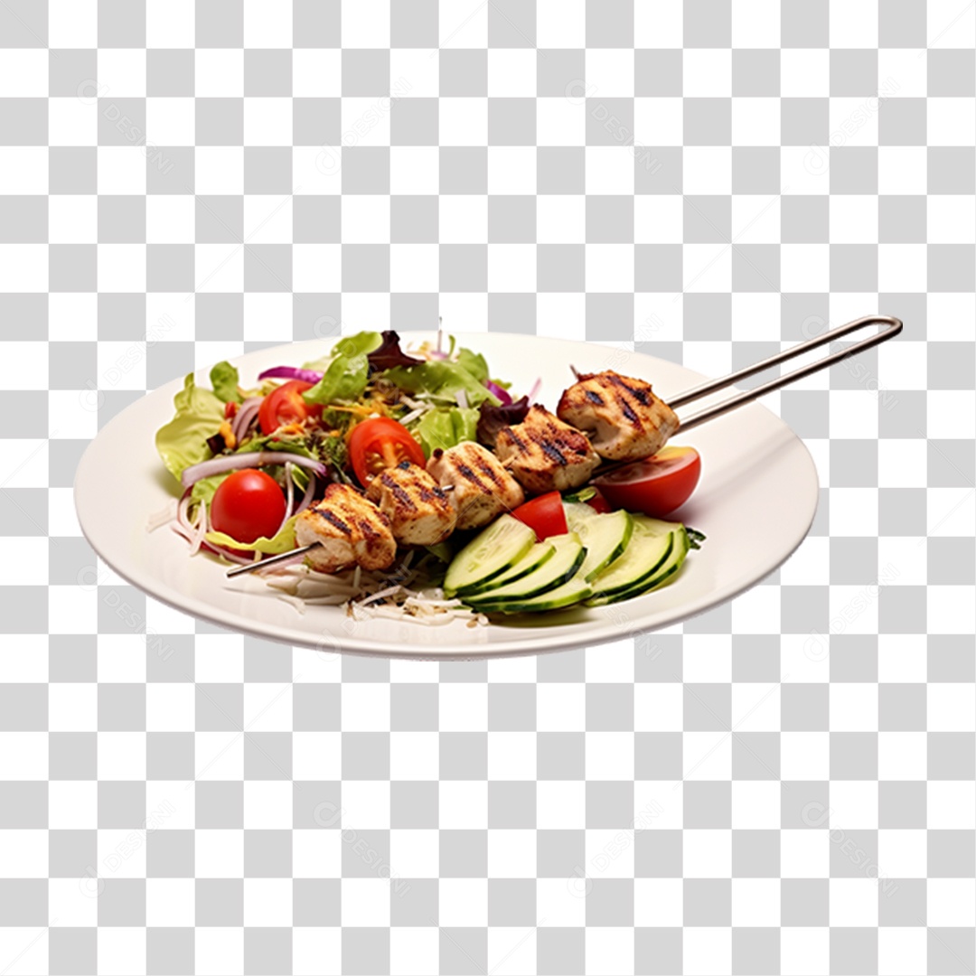 Espetinho Porções PNG Transparente