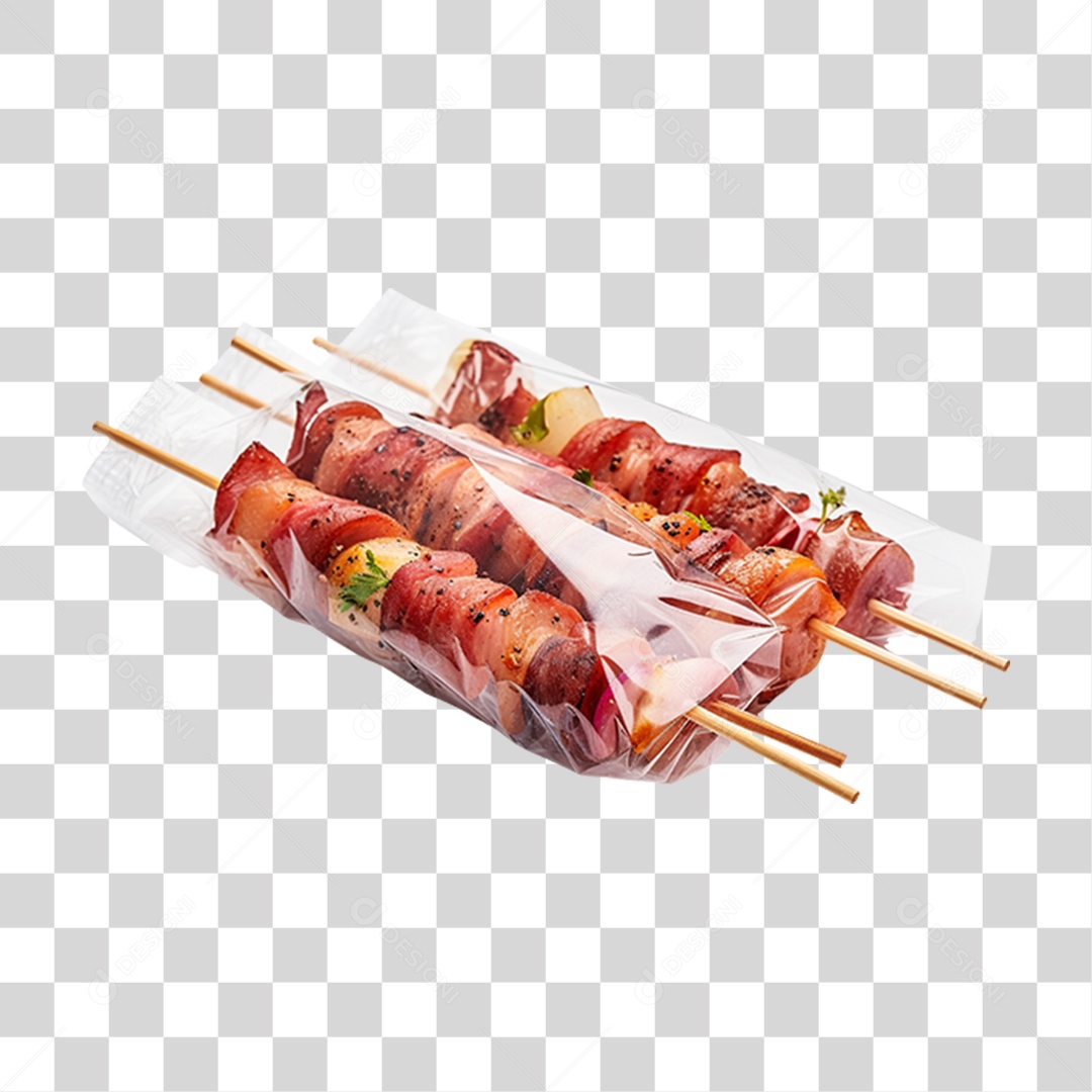 Skewer Portions Transparent PNG