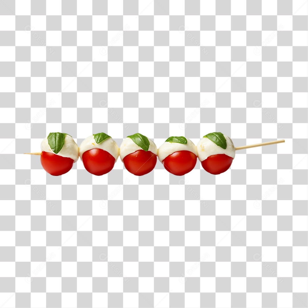 Espetinho de Chocolate com Fruta PNG Transparente