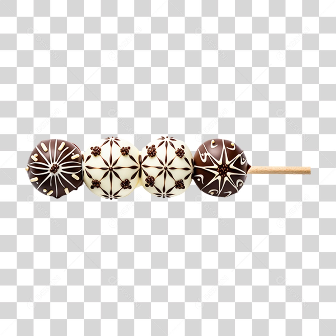 Espetinhos de Chocolate PNG Transparente