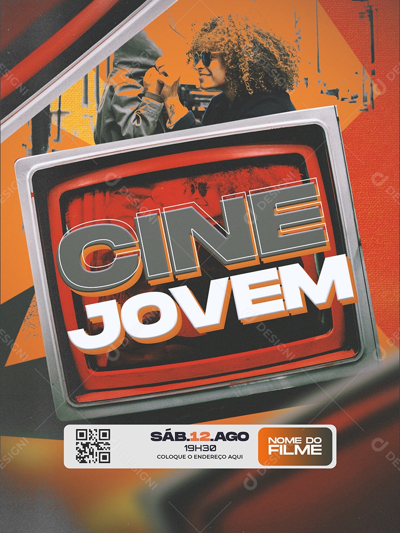 Social Media Cine Jovem PSD Editável