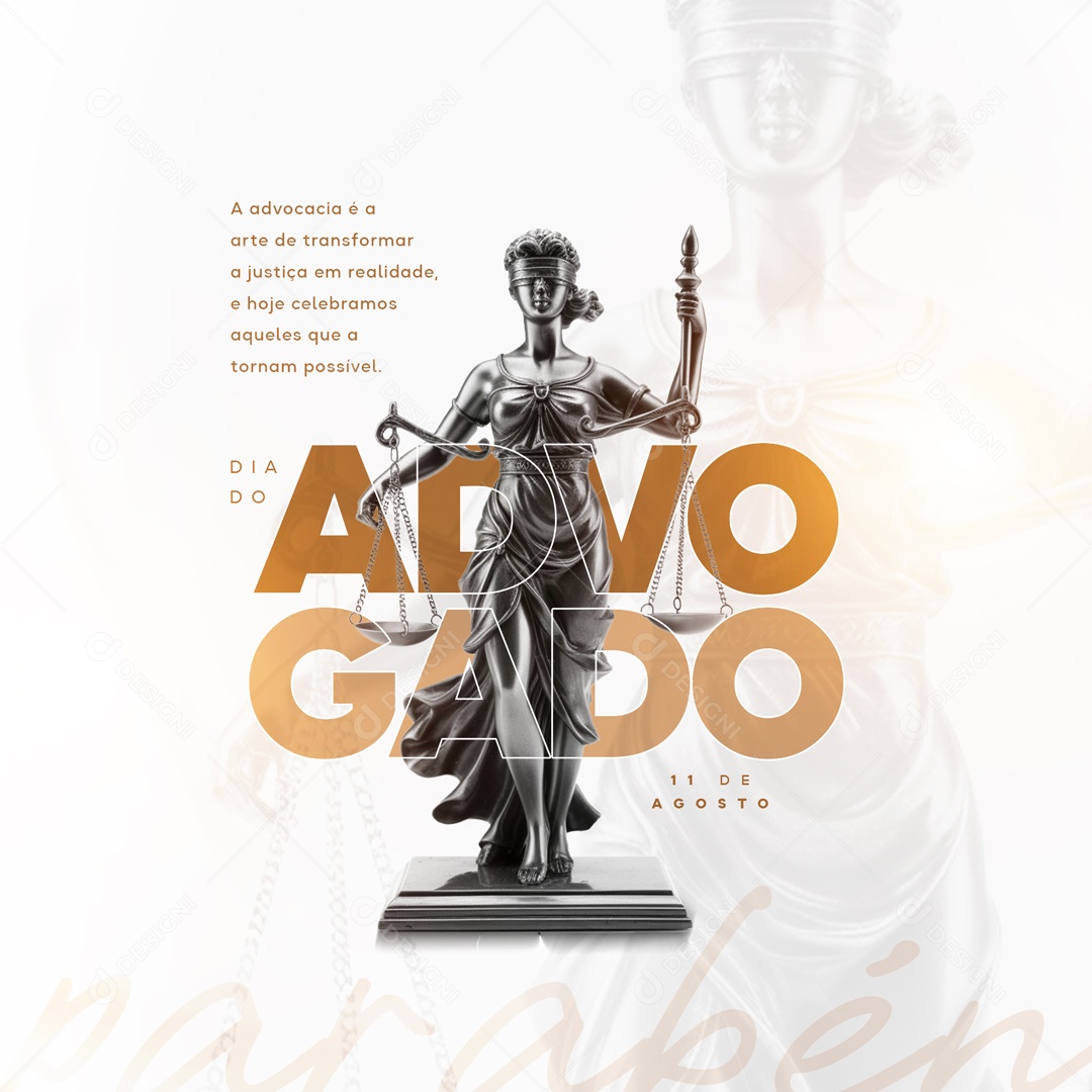 Dia Do Advogado Social Media PSD Editável